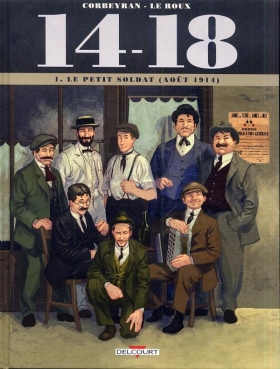 couverture bande dessinée Le petit soldat (août 1914)