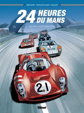 couverture bande dessinée 1964-1967 : Le duel Ferrari-Ford