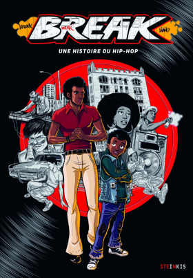 couverture bande dessinée Une histoire du hip-hop