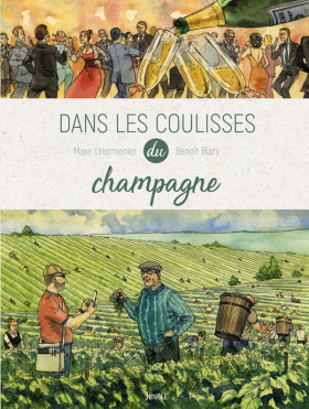 couverture bande-dessinee Dans les coulisses du champagne