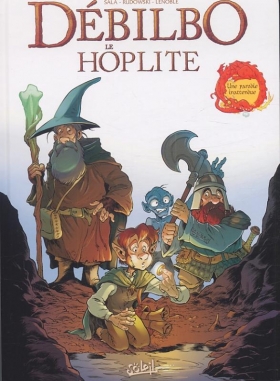 couverture bande-dessinee Débilbo le Hoplite
