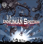 couverture bande dessinée Diary of inhuman species