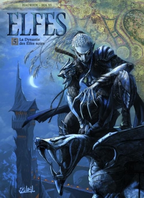couverture bande dessinée La dynastie des elfes noirs