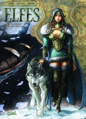 couverture bande dessinée Le crystal des elfes sylvains