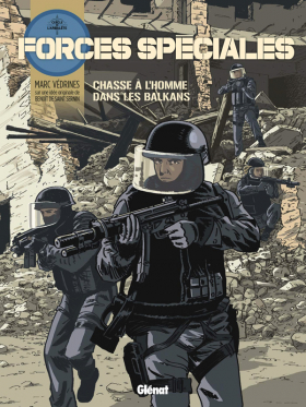 couverture bande dessinée Chasse à l&#039;homme dans les Balkans