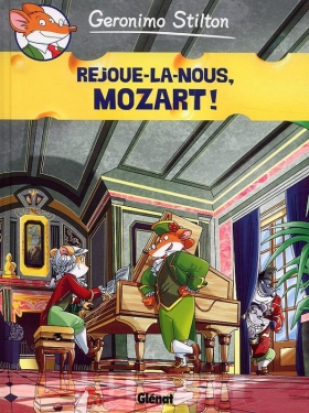 couverture bande dessinée Rejoue-la nous, Mozart!