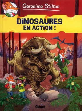 couverture bande dessinée Dinosaures en action !