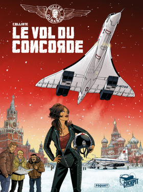 couverture bande dessinée Le vol du concorde
