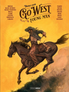couverture bande dessinée Go west young man