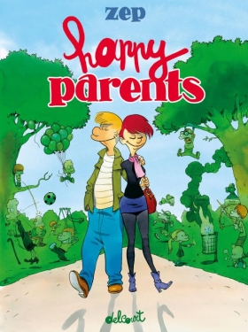 couverture bande dessinée Happy parents