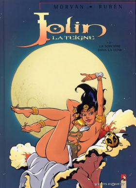 couverture bande dessinée La sorcière dans la lune
