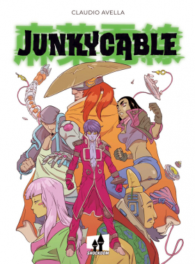 couverture bande dessinée Junky cable