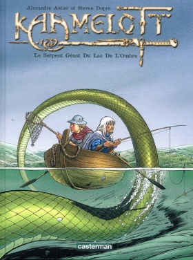 couverture bande dessinée Le serpent géant du lac de l&#039;ombre
