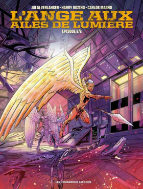 couverture bande dessinée L&#039; Ange aux ailes de lumière T2