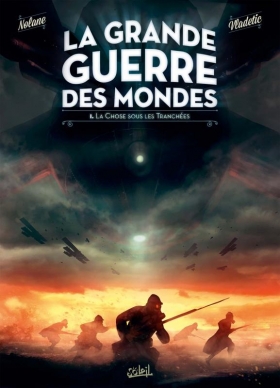 couverture bande dessinée La chose sous les tranchées