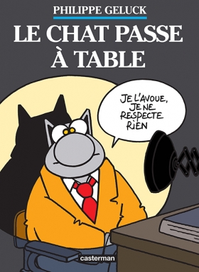 couverture bande dessinée Le chat passe à table