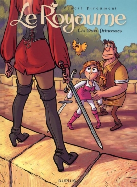 couverture bande dessinée Les deux princesses