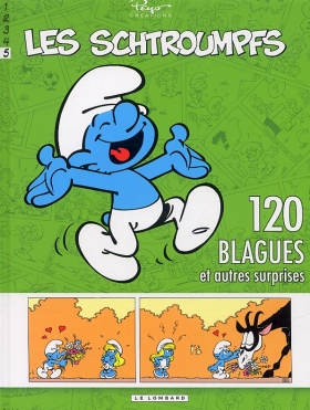 couverture bande dessinée Les blagues de Schtroumpfs T5