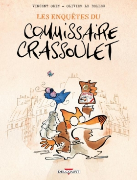 couverture bande dessinée Les Enquêtes du commissaire Crassoulet