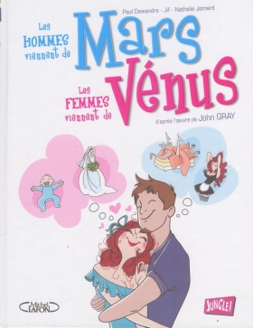 couverture bande-dessinee Les Hommes viennent de Mars, les femmes viennent de Vénus T1