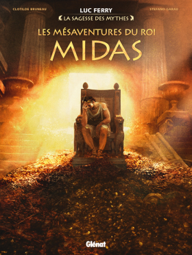 couverture bande dessinée Les Mésaventures du roi Midas