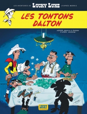 couverture bande dessinée Les tontons Dalton