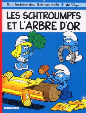 couverture bande dessinée Les schtroumpfs et l&#039;arbre d&#039;or