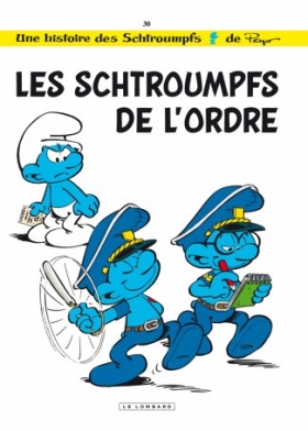 couverture bande dessinée Les schtroumpfs de l&#039;ordre