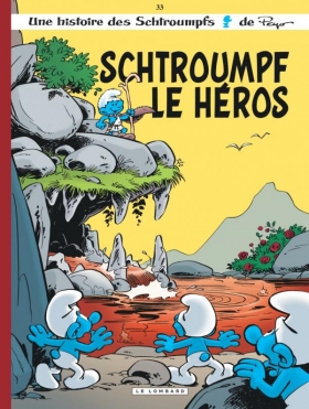 couverture bande dessinée Schtroumpf le héros