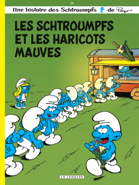 couverture bande dessinée Les schtroumpfs et les haricots mauves