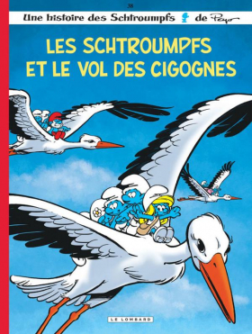 couverture bande dessinée Les Schtroumpfs et le vol des cigognes