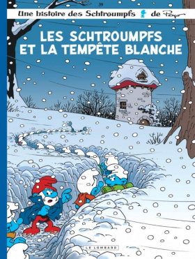 couverture bande dessinée Les Schtroumpfs et la tempête blanche