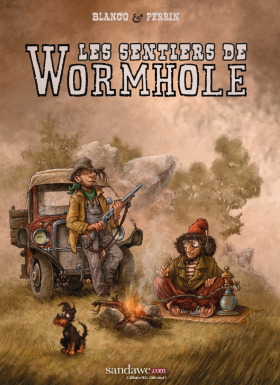 couverture bande-dessinee Les Sentiers de Wormhole