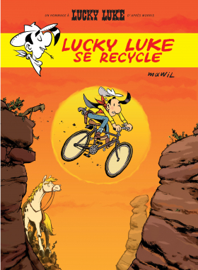 couverture bande dessinée Mawil : Lucky Luke se recycle