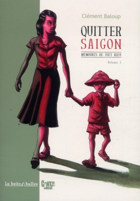 couverture bande dessinée Quitter Saïgon