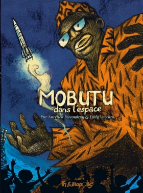 couverture bande-dessinee Mobutu dans l'espace