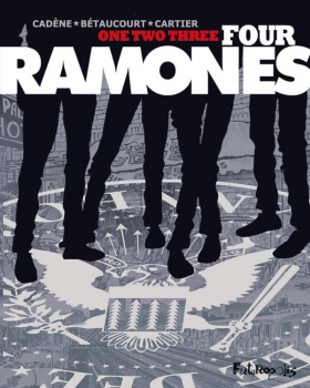couverture bande dessinée One two three four Ramones