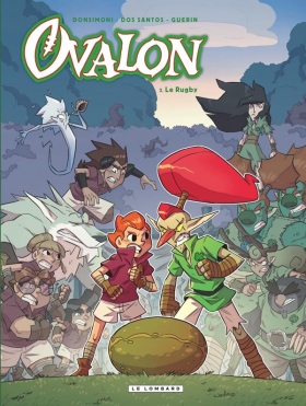 couverture bande dessinée Le rugby