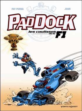 couverture bande-dessinee Paddock, les coulisses de la F1 T4