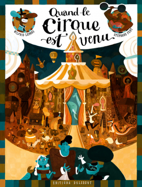 couverture bande dessinée Quand le cirque est venu