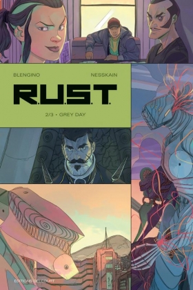 couverture bande dessinée Grey day