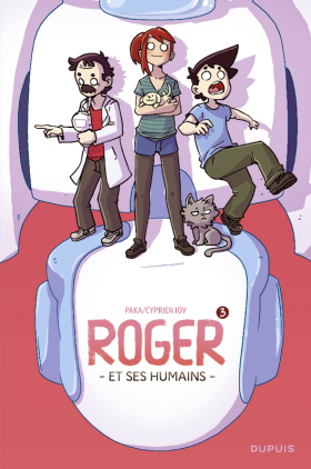couverture bande dessinée Roger et ses humains T3