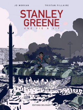 couverture bande-dessinee Stanley Greene, une vie à vif