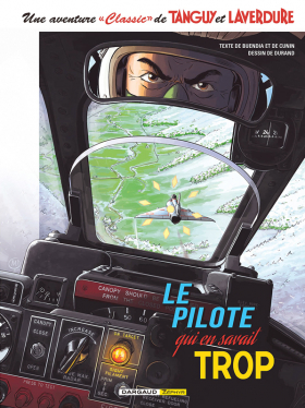 couverture bande dessinée Le pilote qui en savait trop