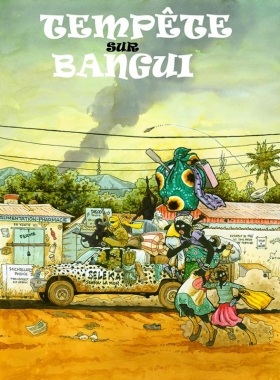 couverture bande dessinée Tempête sur Bangui