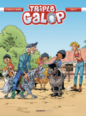 couverture bande dessinée Triple galop T13