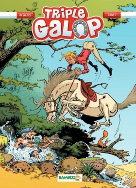 couverture bande dessinée Triple galop T9