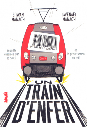 couverture bande dessinée Un Train d&#039;enfer