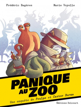 couverture bande dessinée Panique au Zoo