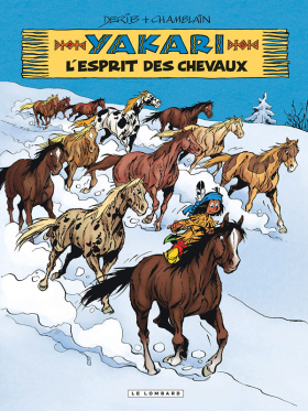 couverture bande dessinée L&#039;esprit des chevaux